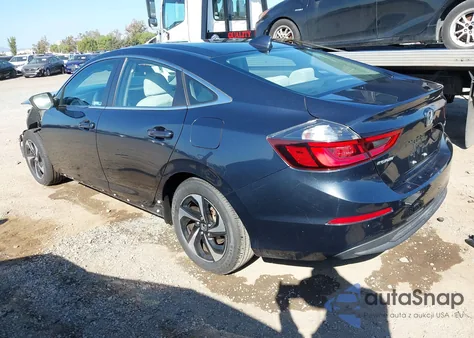 2022 Honda Insight Ex z USA, uszkodzony, nr VIN 19XZE4F58NE001155